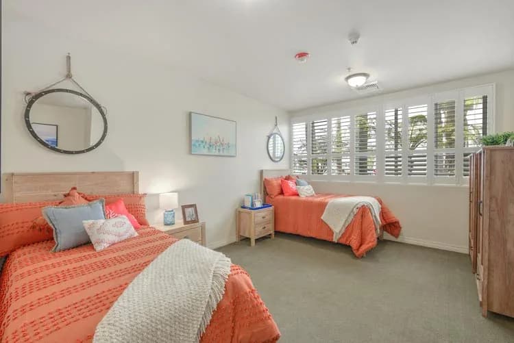 Furnished companion bedroom